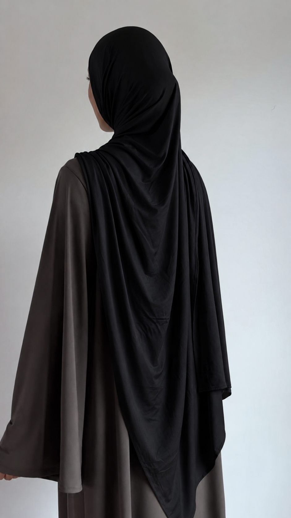Hijab en jersey liquide