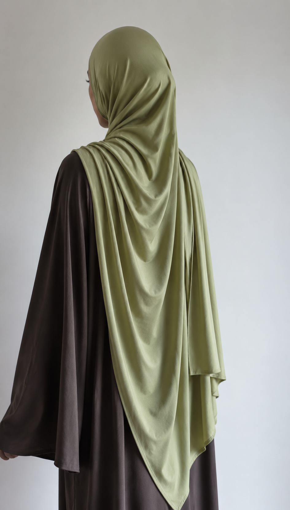 Hijab en jersey liquide