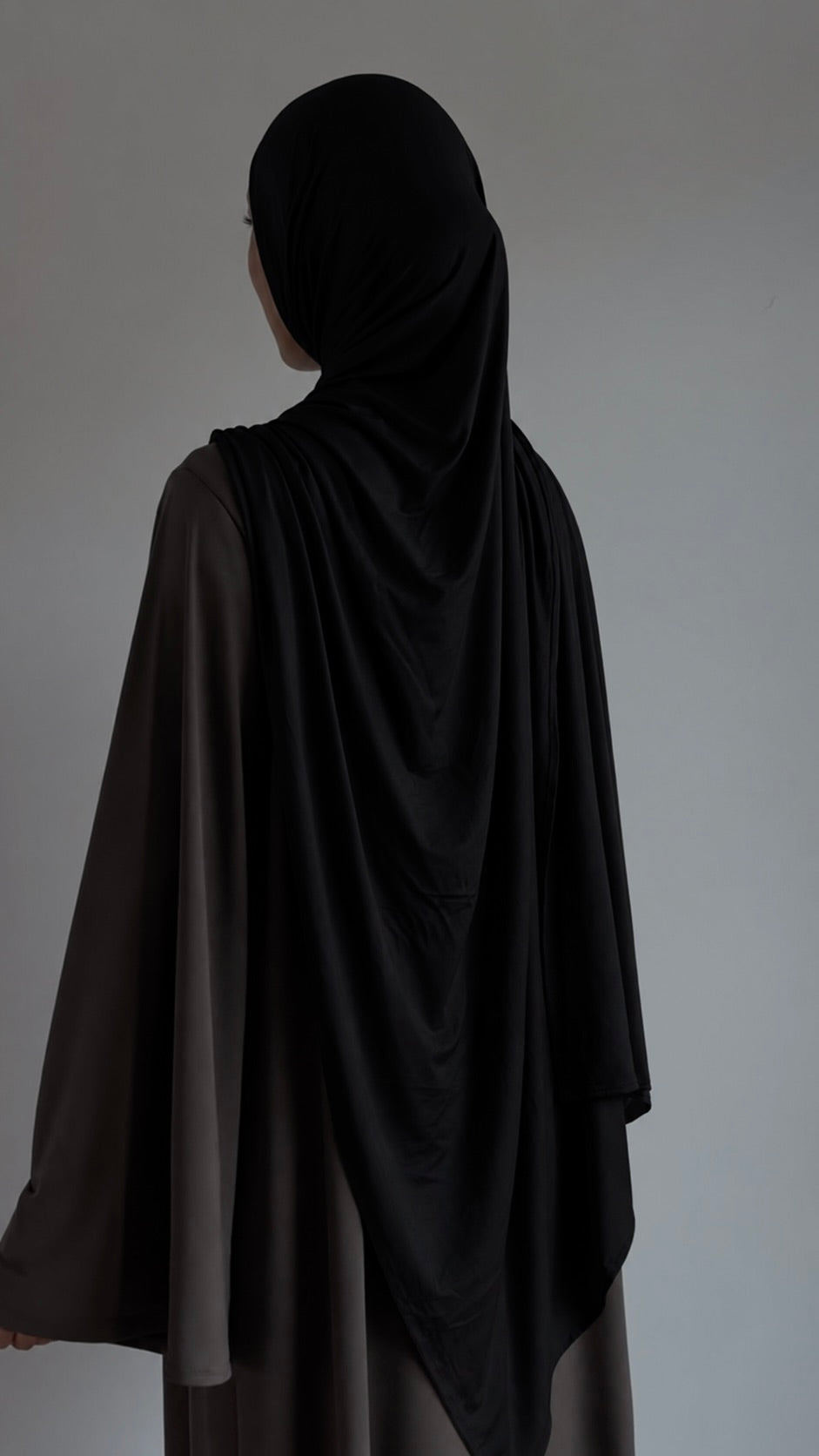 Hijab en jersey liquide (Baby blue)