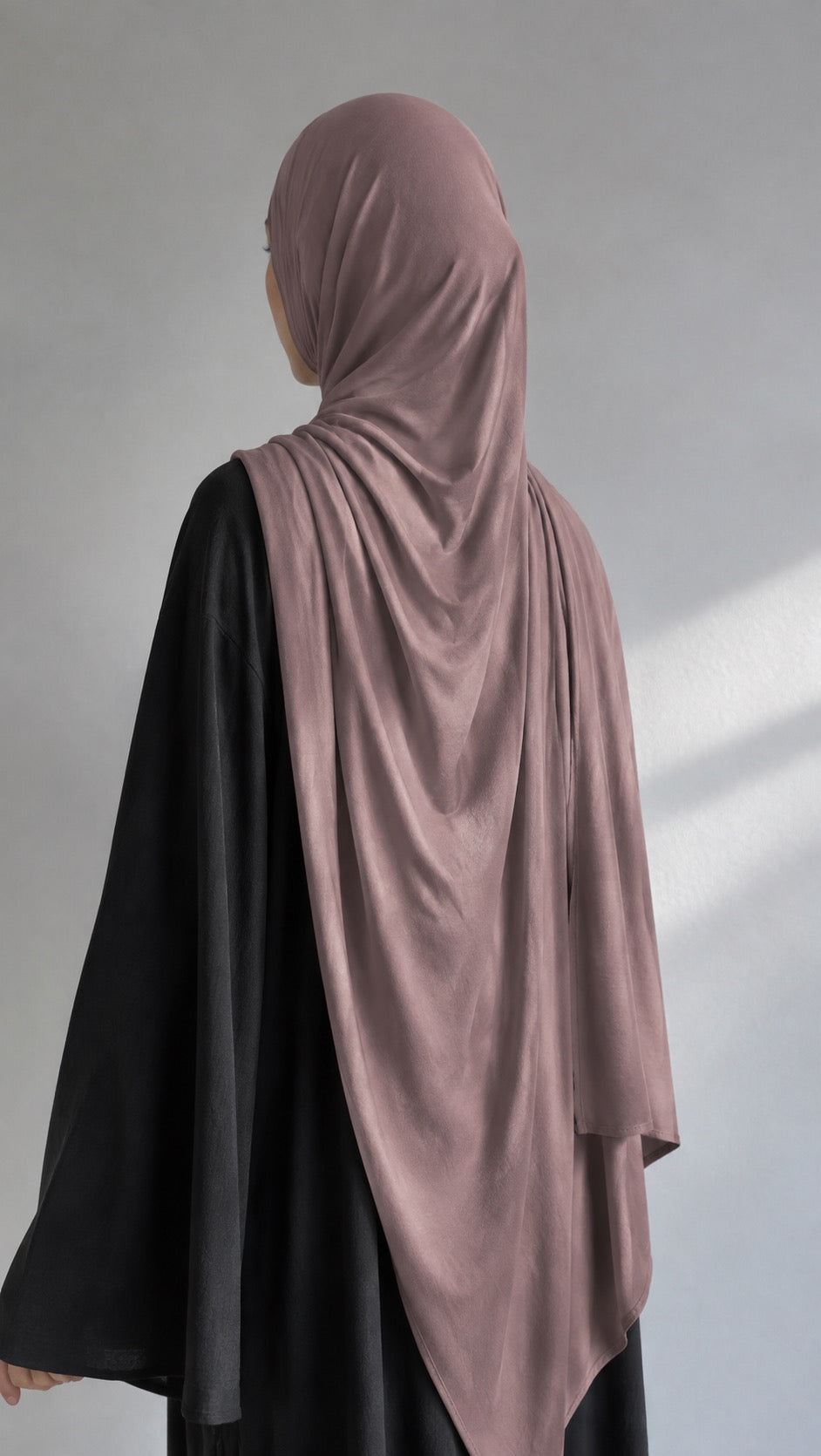 Hijab en jersey liquide (Baby blue)