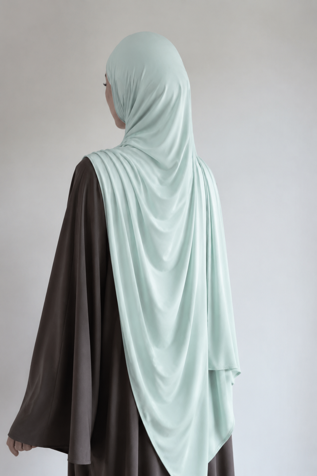Hijab en jersey liquide