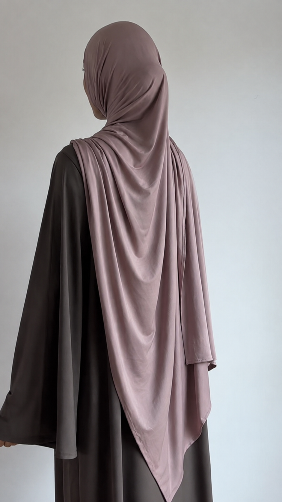 Hijab en jersey liquide